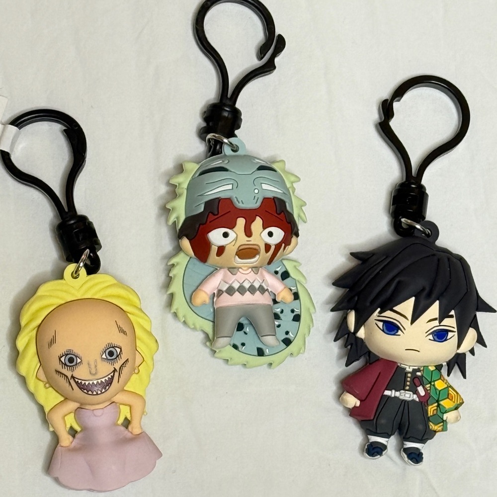 Junji Ito Demon Slayer Character Keychain Set - Trio